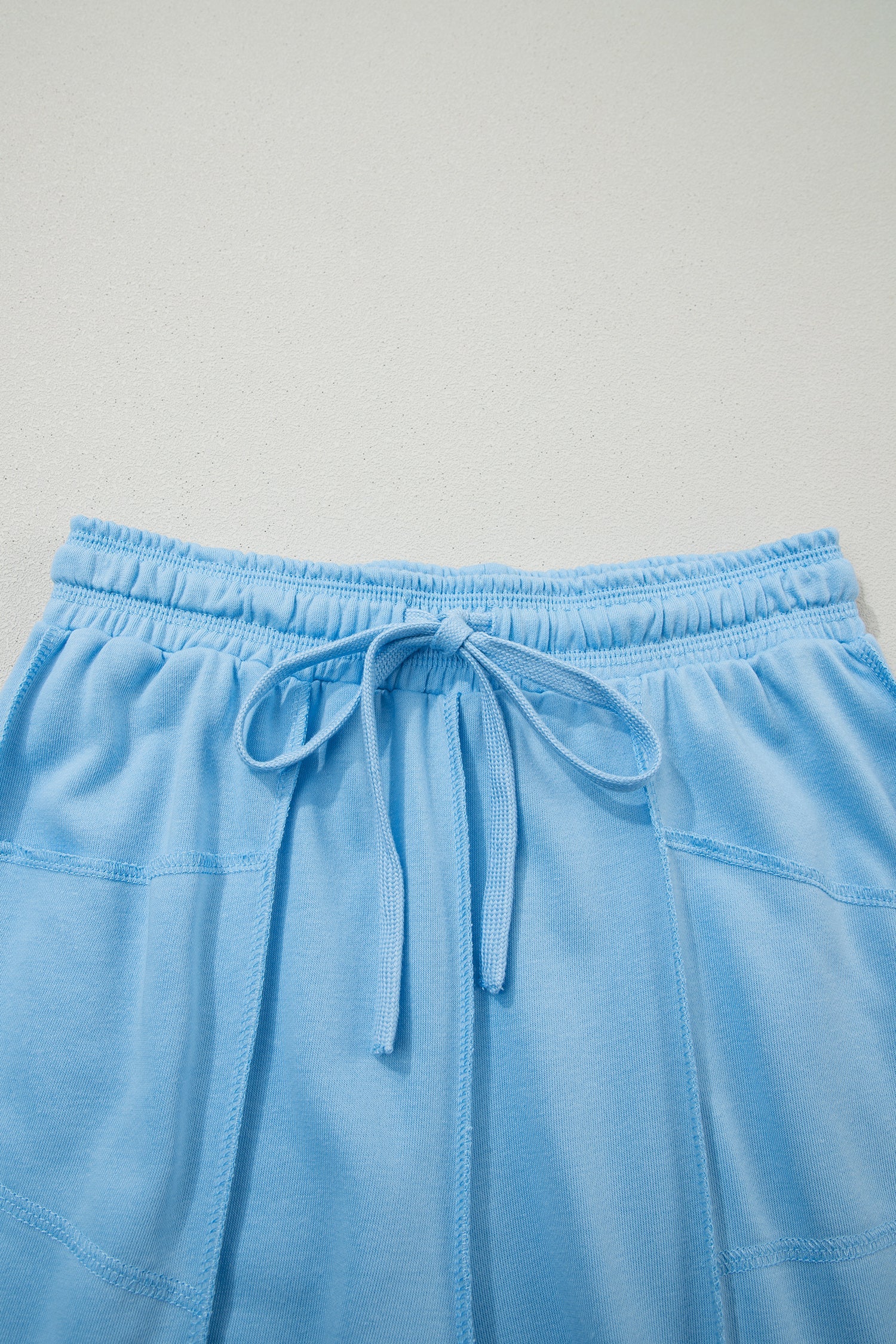 Solid Drop Shoulder Boxy Tee & Barrel Pants Set