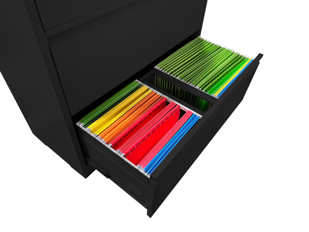 3 Drawer Lateral File Cabinet with Lock – Heavy-Duty Metal Filing Cabinet for Home Office, Wide Storage for Letter/Legal/A4/F4, Silent Full-Extension Slides, Anti-Tilt Safety