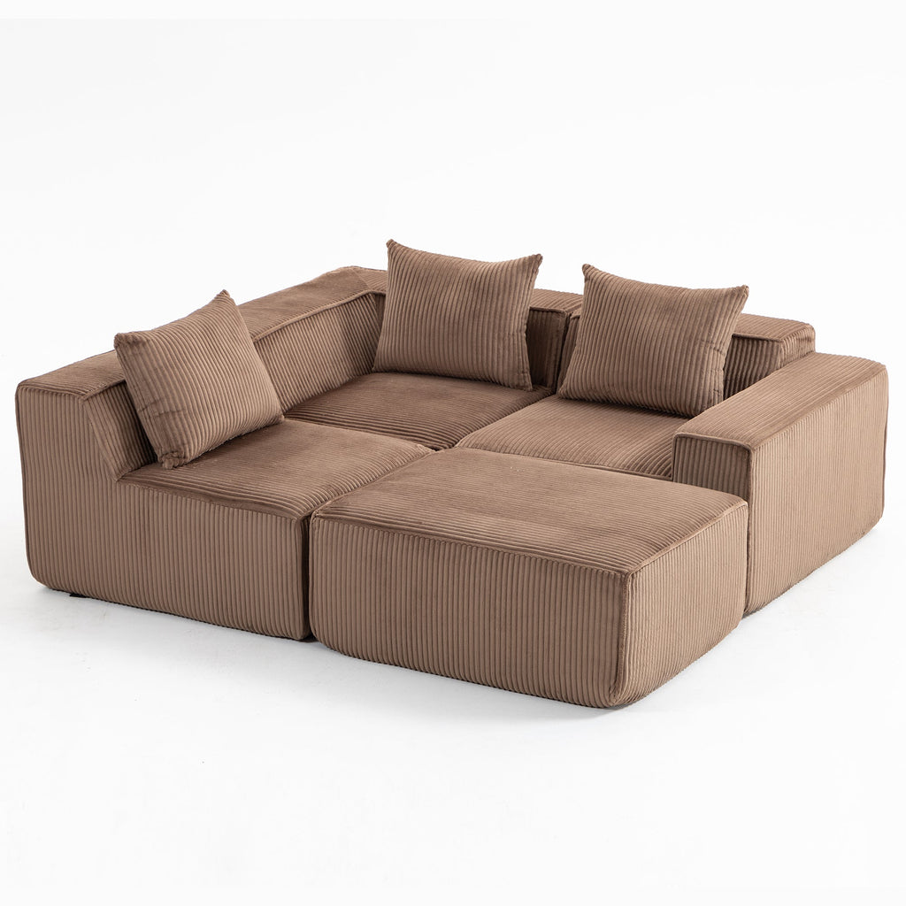 Multi person modular compression sofa that can be freely combined-33005-4