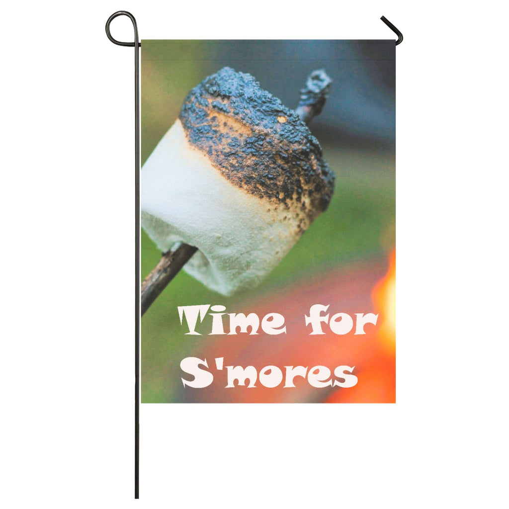 Time for Smores Garden Flag 28" x 40" (Made in USA）