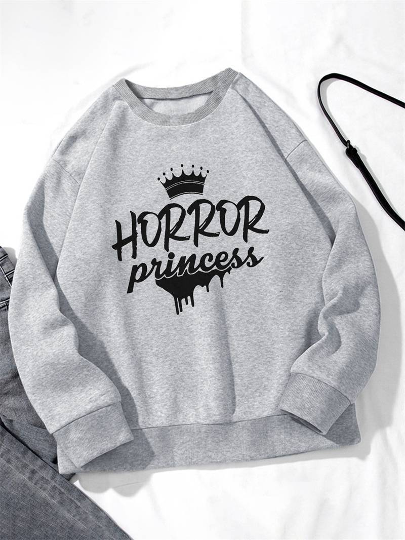 Women's Horror Princess Long Sleeve Sweatshirt
