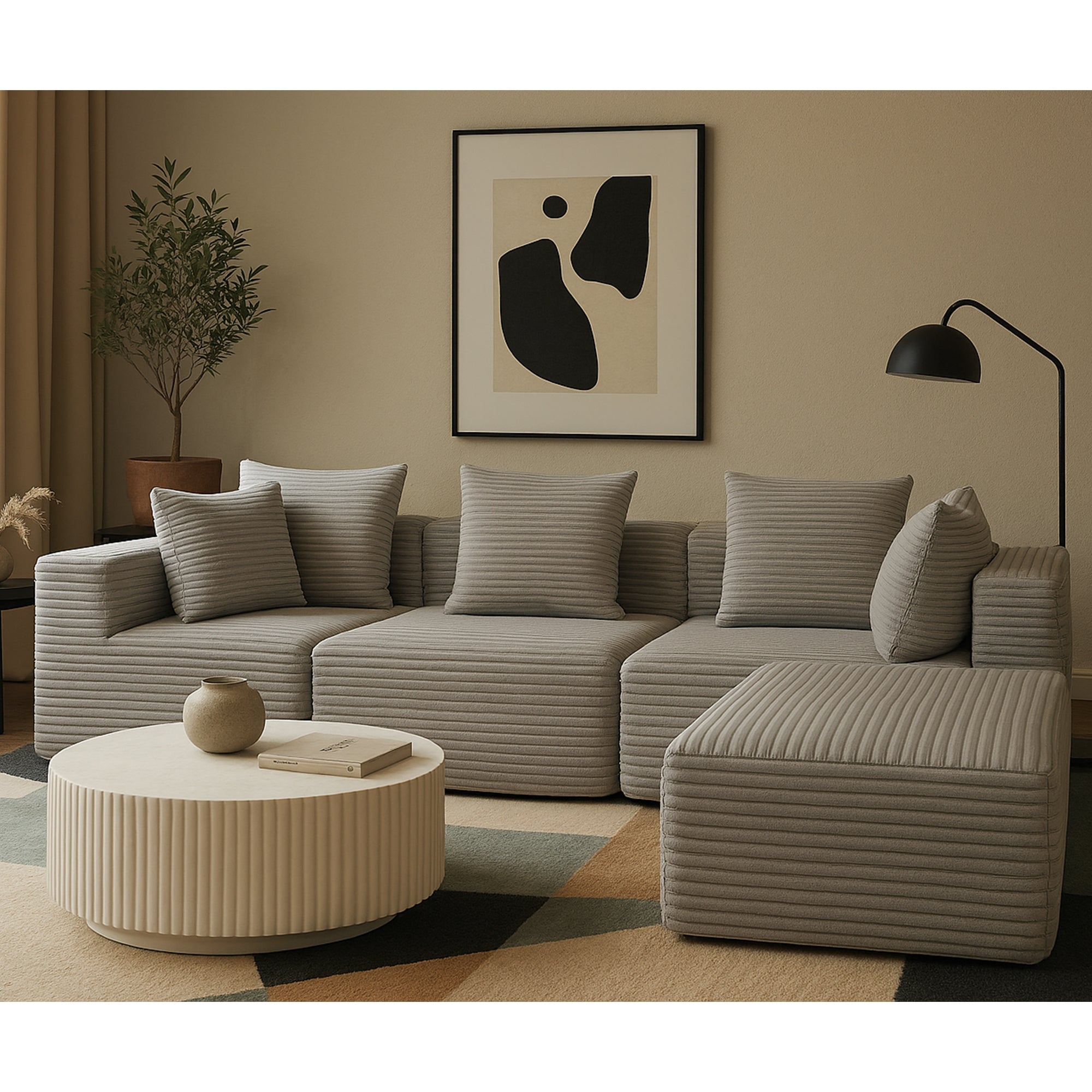 Compressed Sofa:Magic Cube Sofa-YKX-33001-Grey