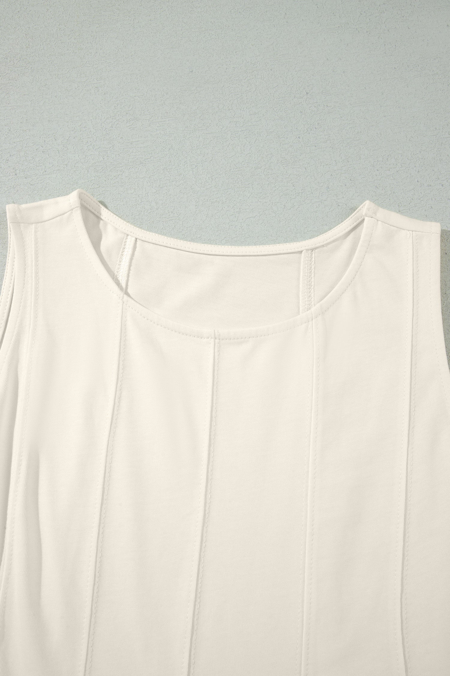 Stitched Detail Loose Tank & Shorts Set