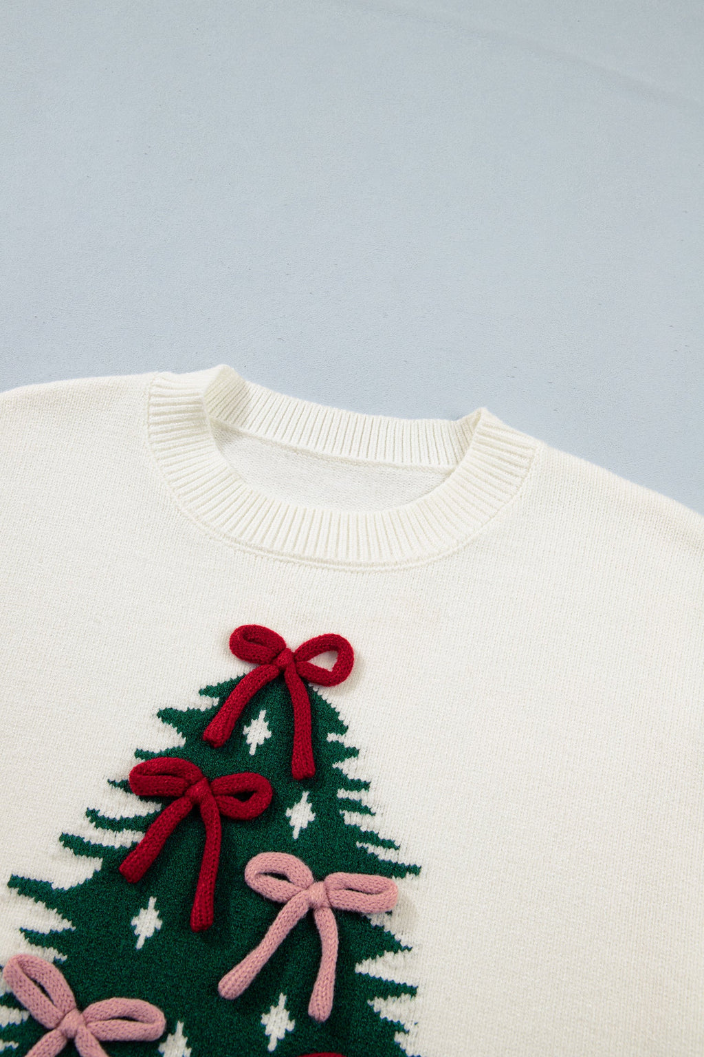 Christmas Bow Tree Merry and Bright Sweater