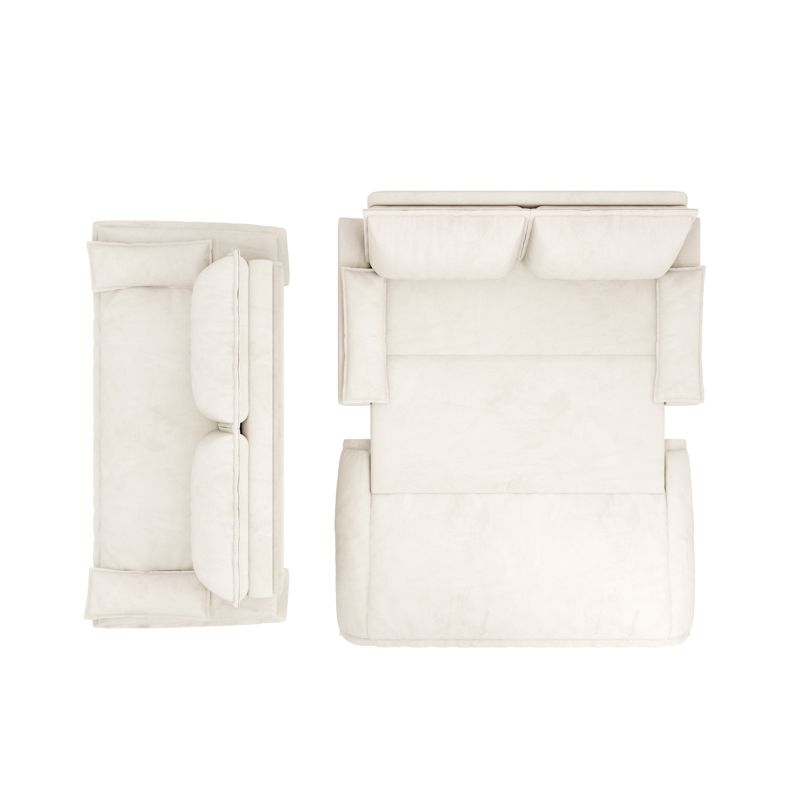 73.2' Queen Pull Out Sofa Bed,3-in-1 Convertible Sleeper Sofa,Multi-Functional Velvet Loveseat Bed