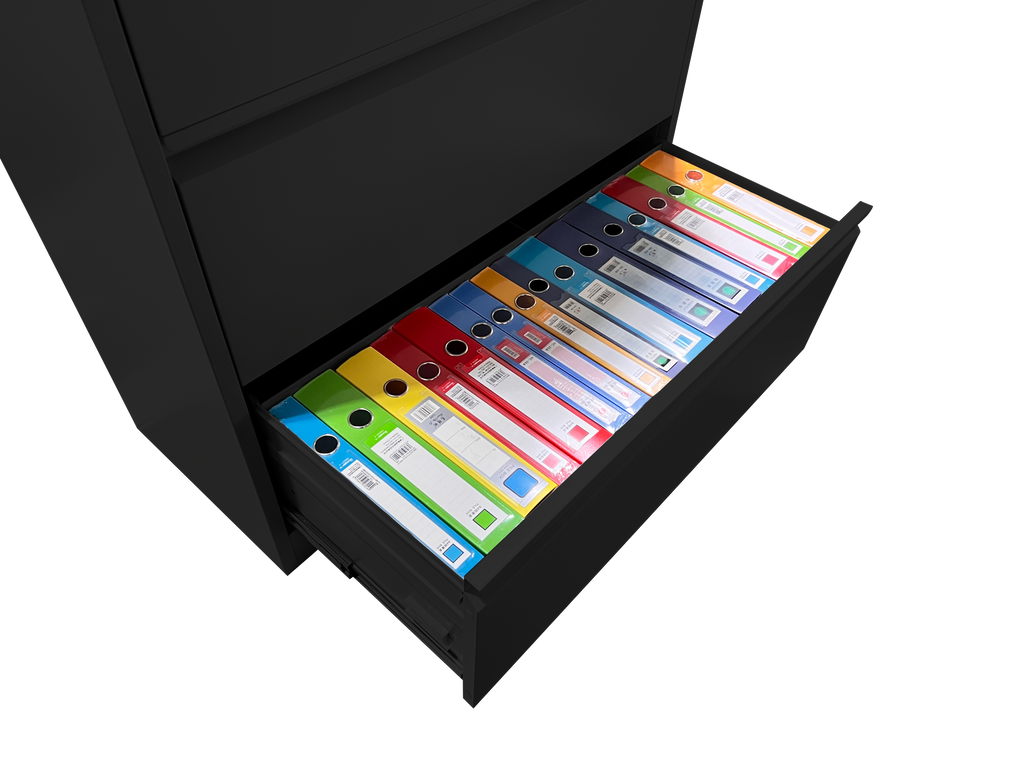 3 Drawer Lateral File Cabinet with Lock – Heavy-Duty Metal Filing Cabinet for Home Office, Wide Storage for Letter/Legal/A4/F4, Silent Full-Extension Slides, Anti-Tilt Safety