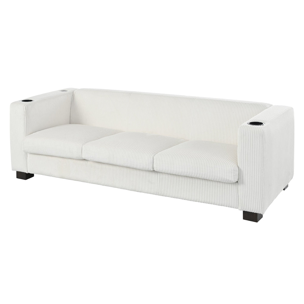 BEIGE  3 SEATER SOFA,BEIGE COLOR