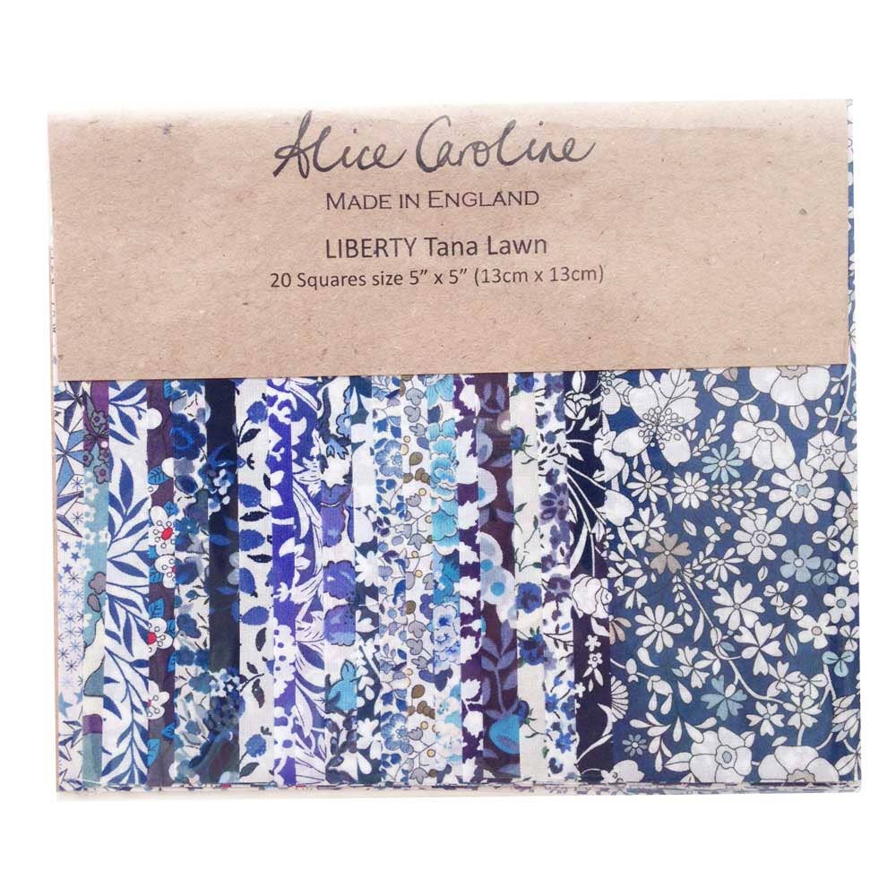 Liberty Tana Lawn® 5” Patchwork Square Kit – Pack of 20 Assorted Fabrics