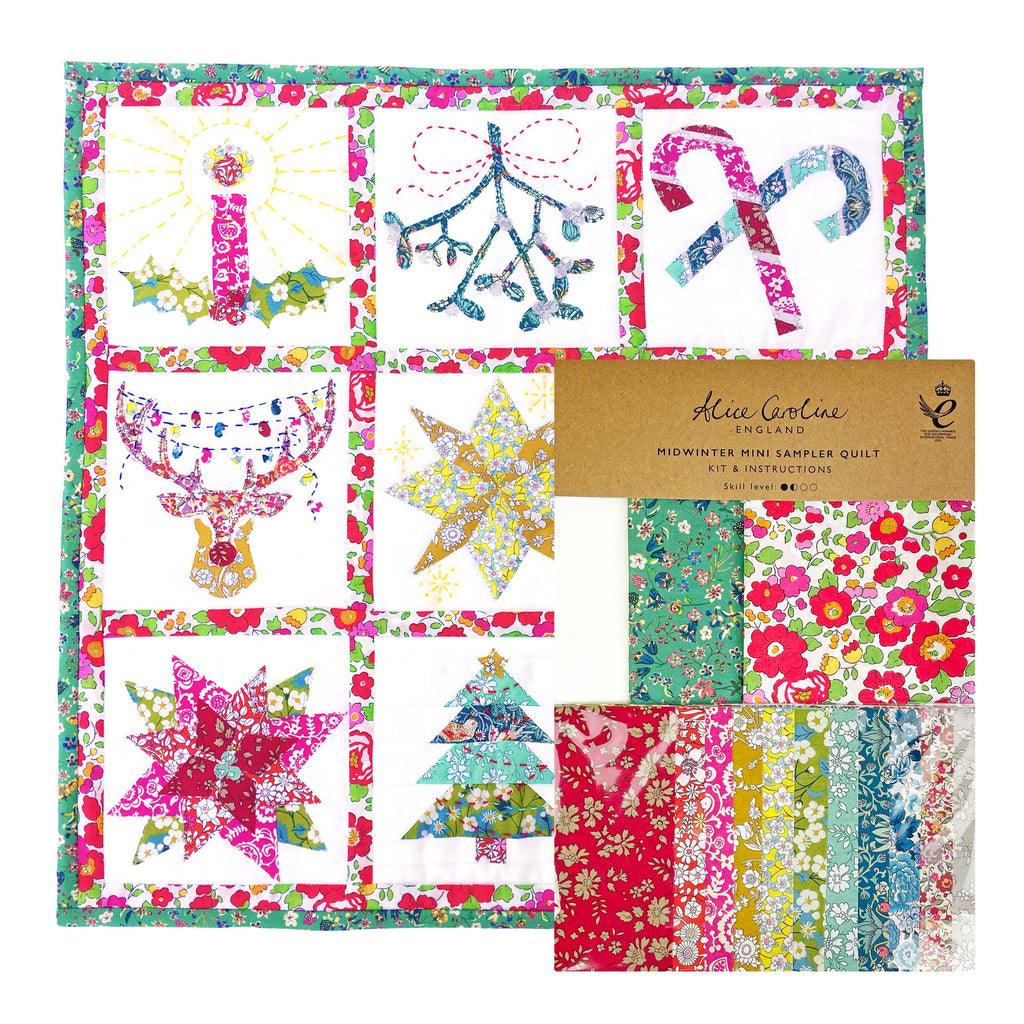 Liberty Tana Lawn® Mini Christmas Quilt Kit – Hand &amp; Machine Sewing Project