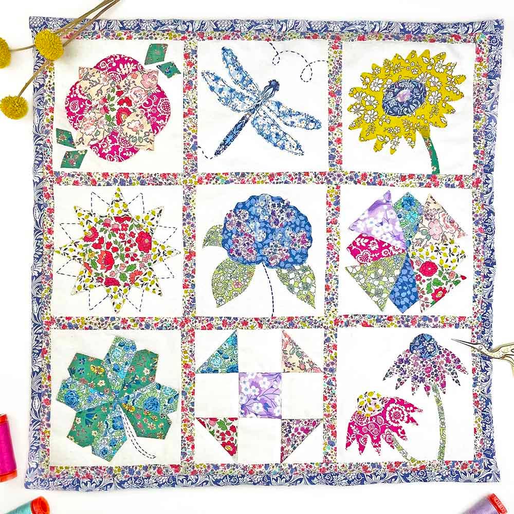 Liberty Tana Lawn® Spring Mini Quilt Kit – A Cheerful Hand &amp; Machine Sewing Project