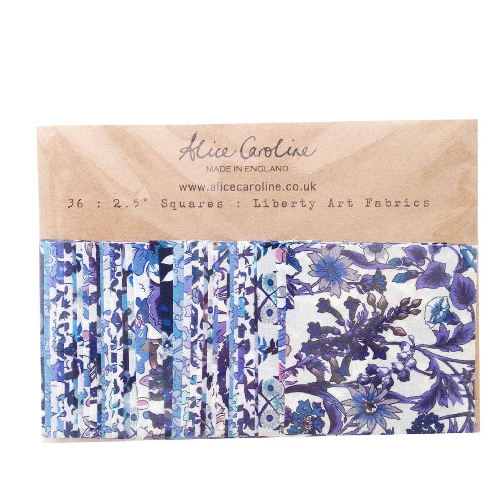 Liberty Tree Mini Patchwork Square Fabric Kits – Set of 36 Squares