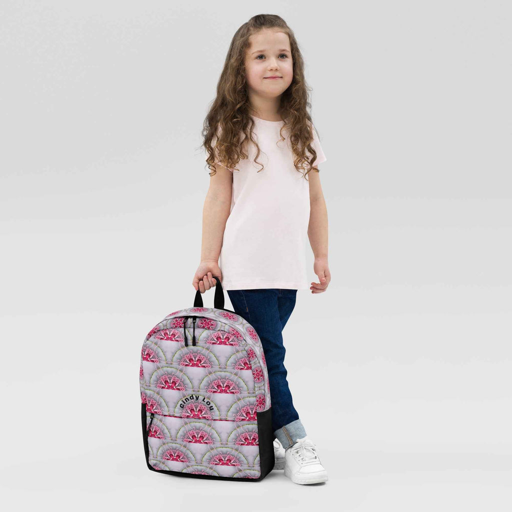 Hot Pink Fans Medium Size Backpack with Personalization