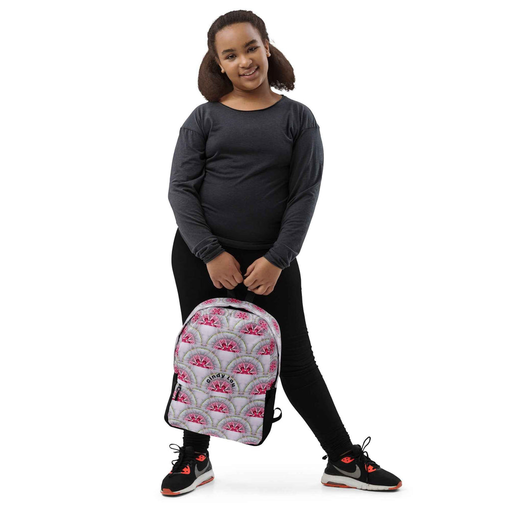 Hot Pink Fans Medium Size Backpack with Personalization