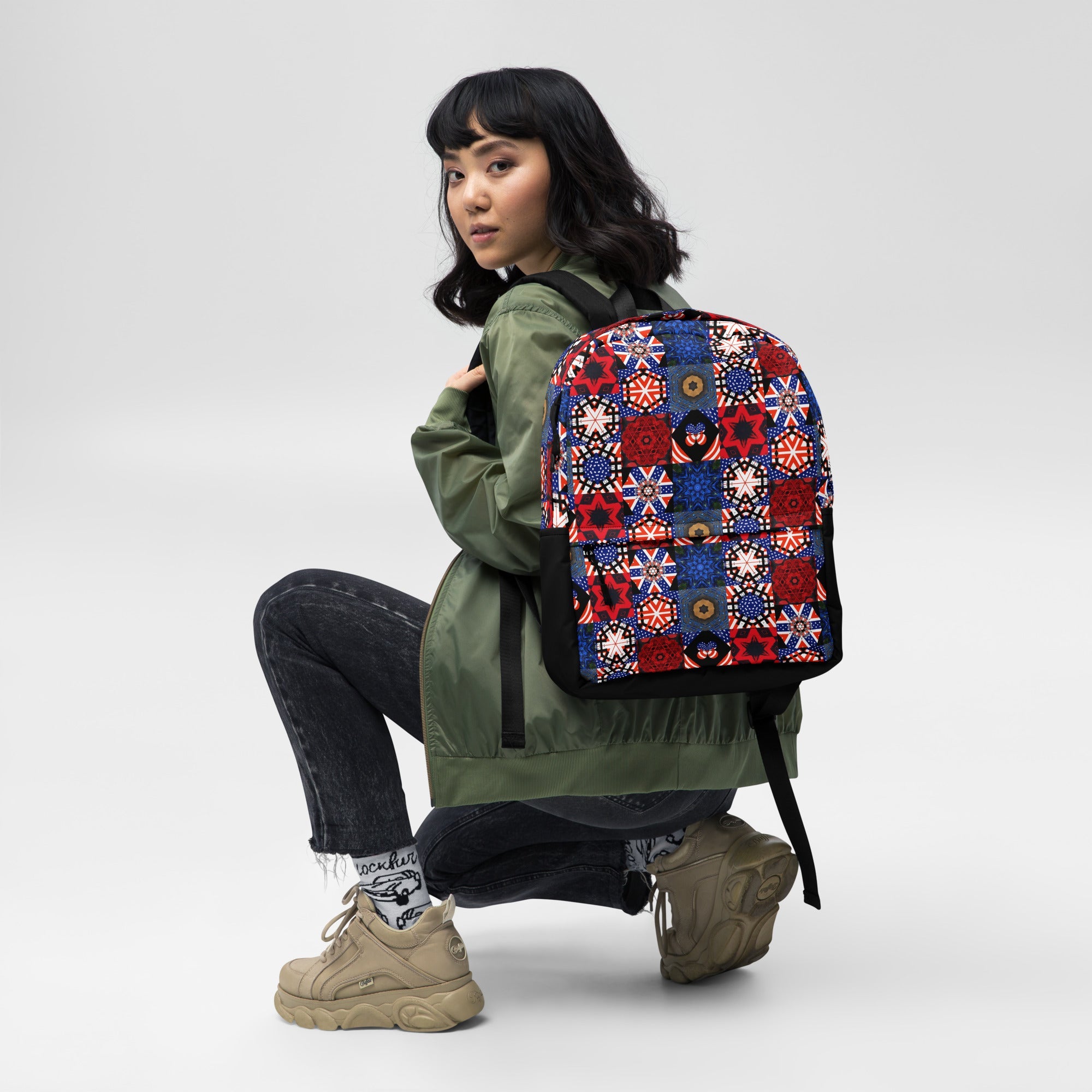 Patchwork USA Design School Backpack