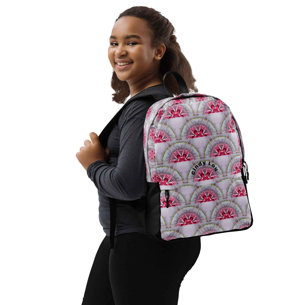 Hot Pink Fans Medium Size Backpack with Personalization