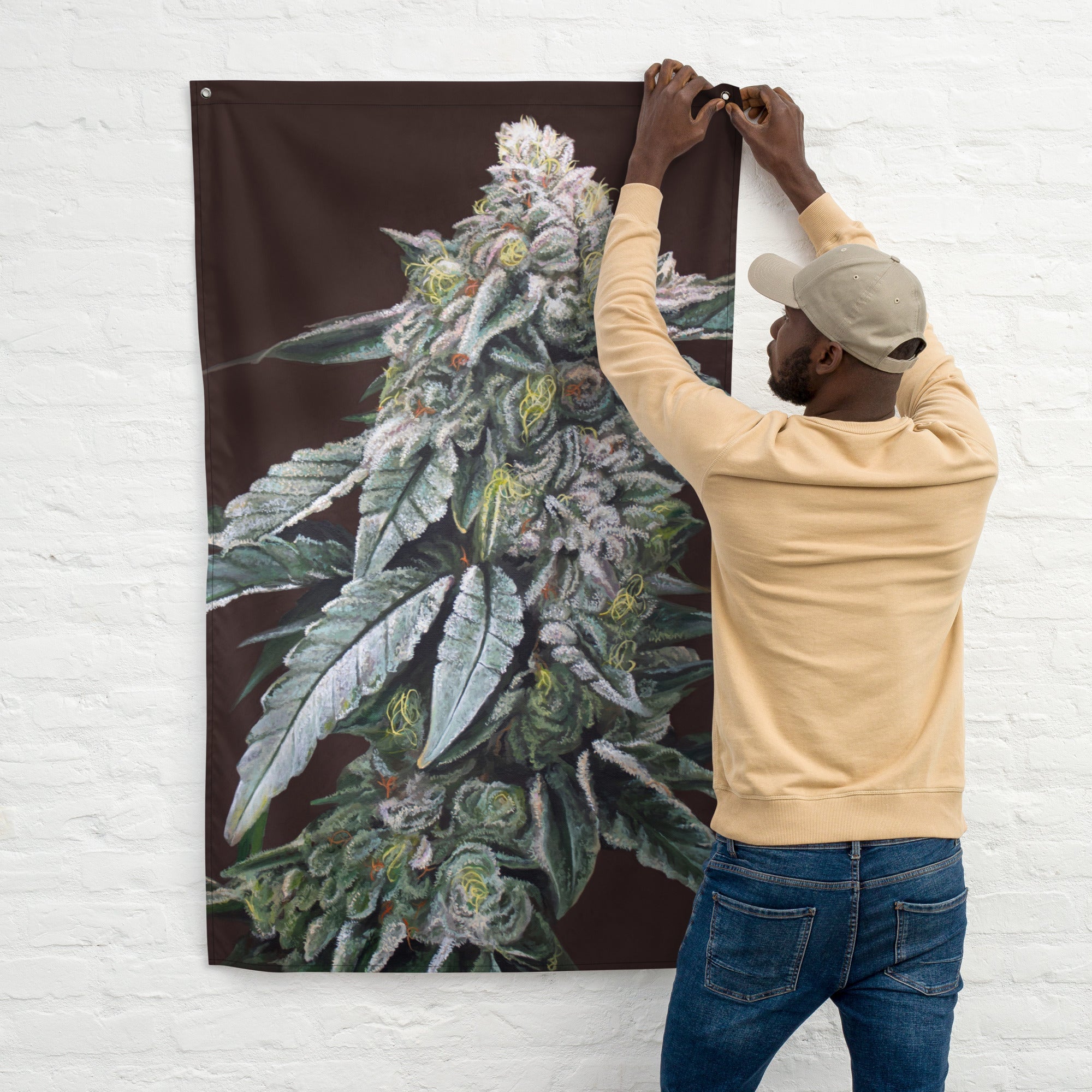 Boston Cream Pie Cannabis Flag