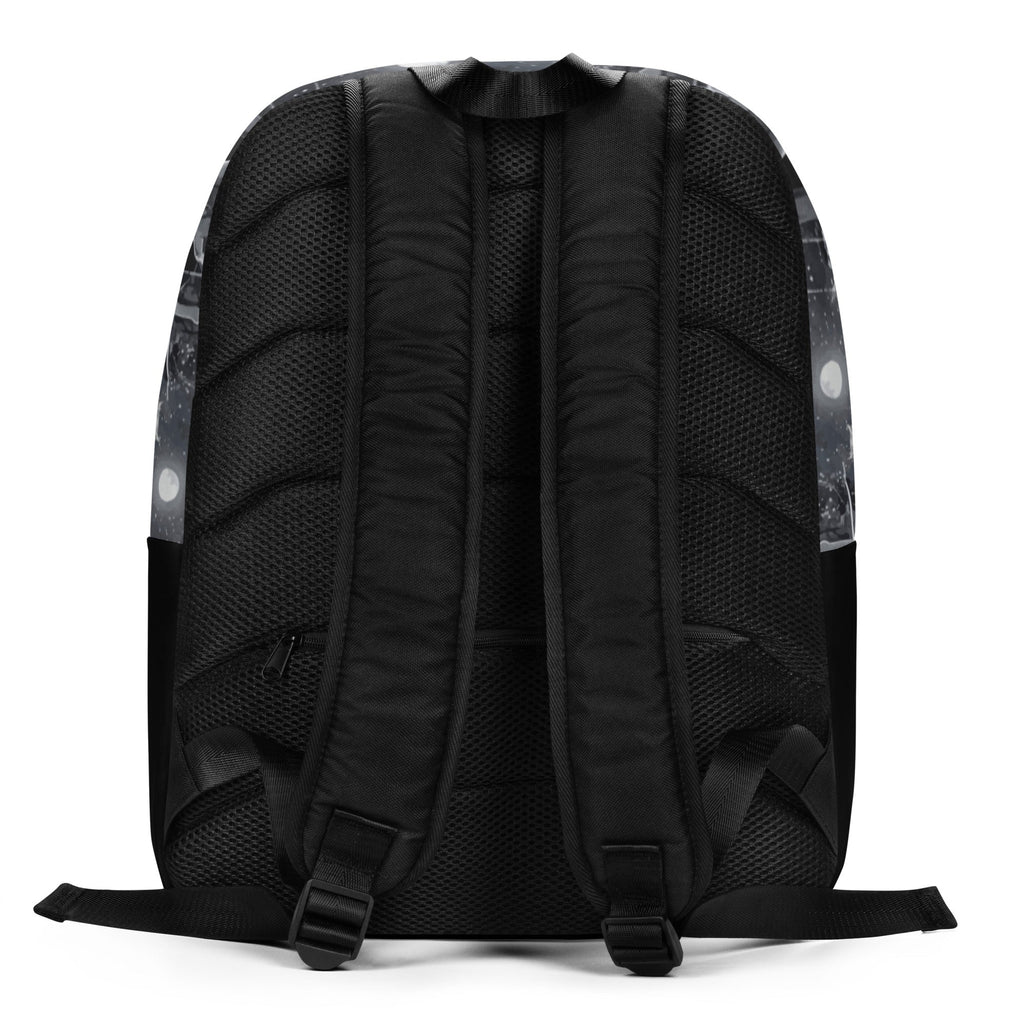 Ethereal Wolf in the Moon Light All Over Print Backpack