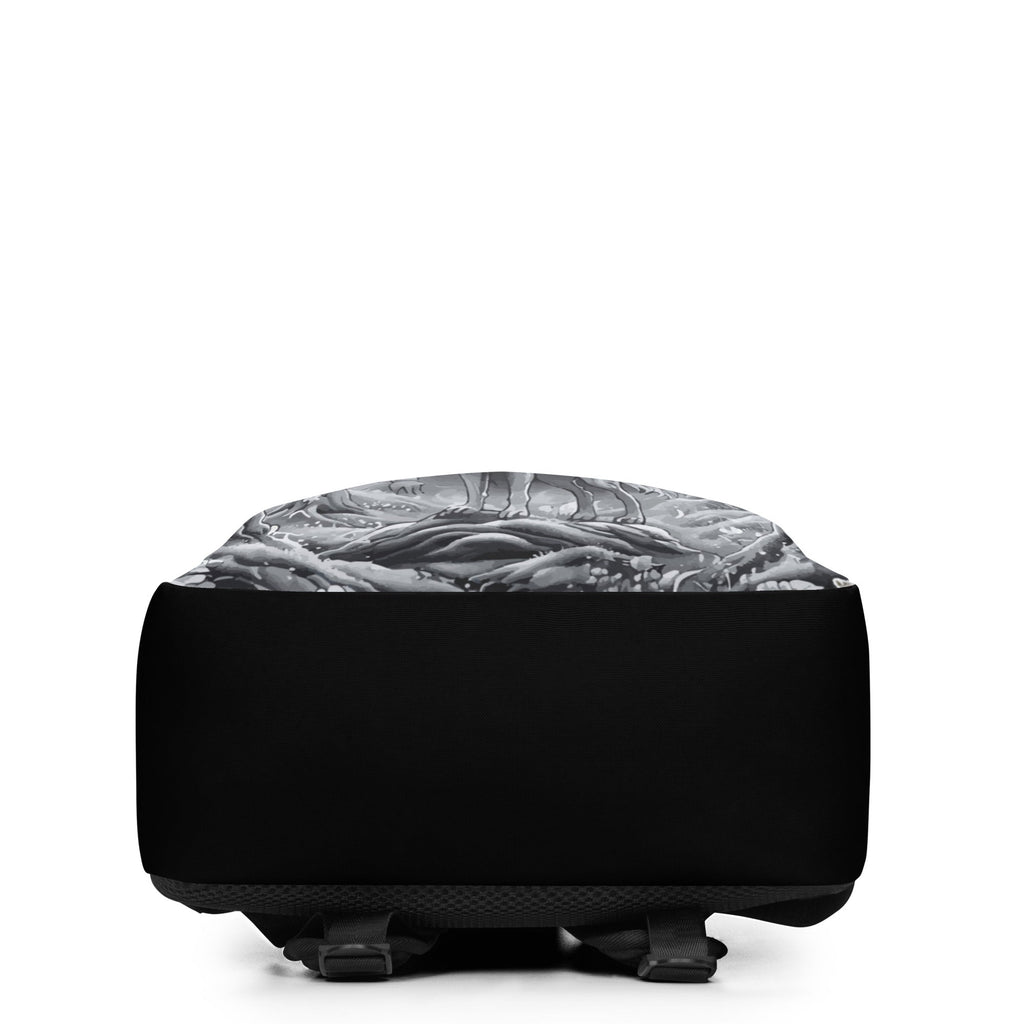 Ethereal Wolf in the Moon Light All Over Print Backpack