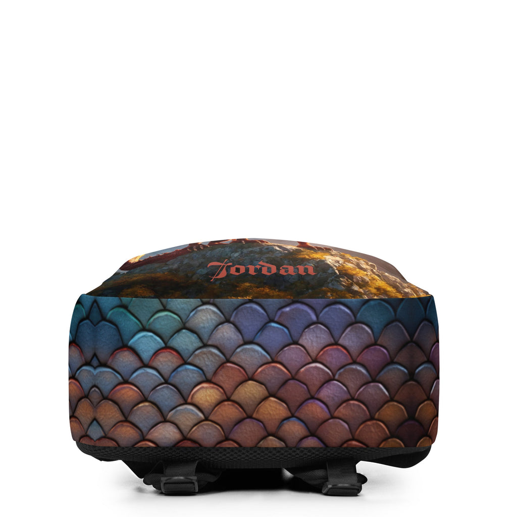 Game of Dragons Printed Backpack with Custom Name