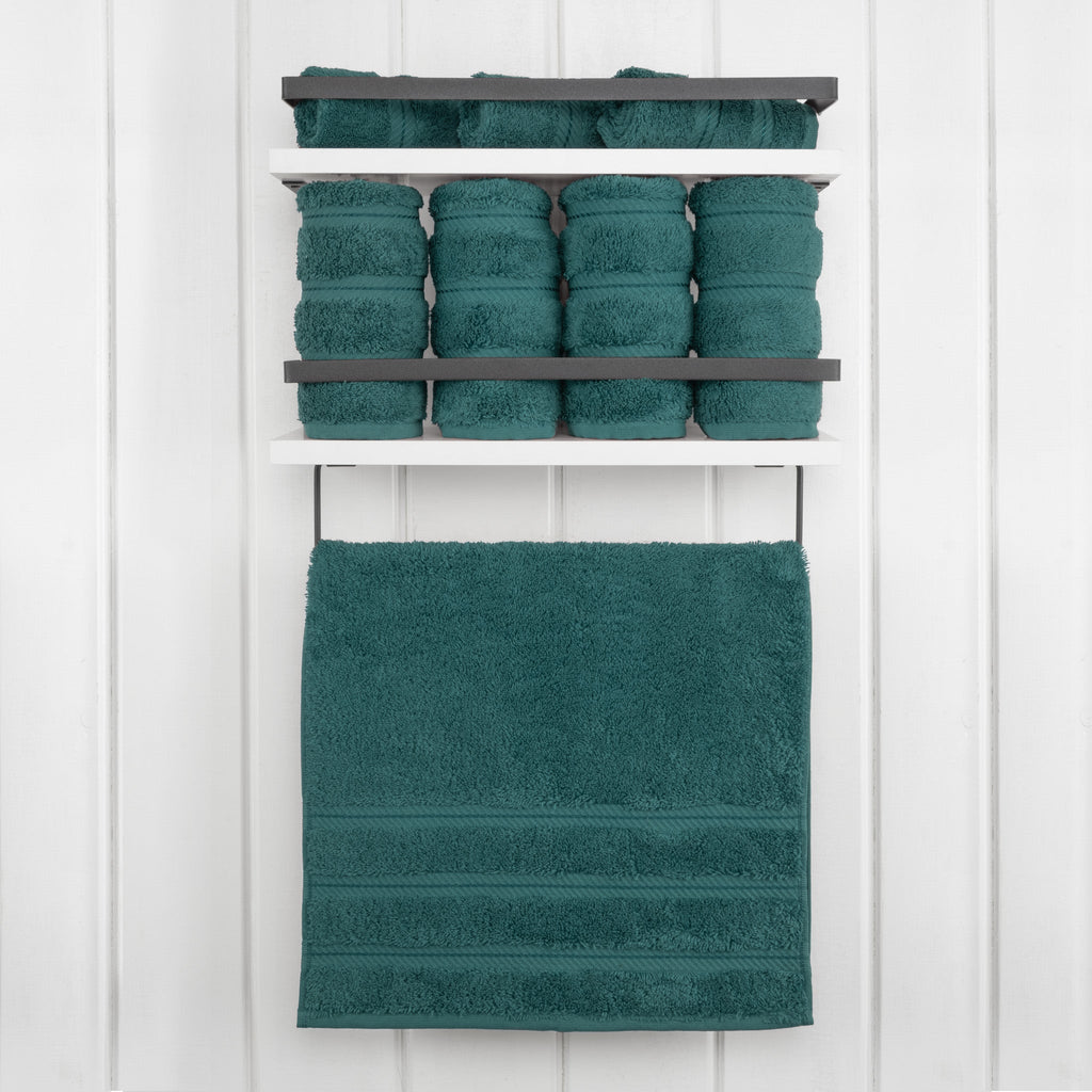 American Soft Linen 100%  Cotton Turkish Towels, 4 Pack Hand Towel Set, Super Soft, Absorbent, Quick Dry Premium Towels