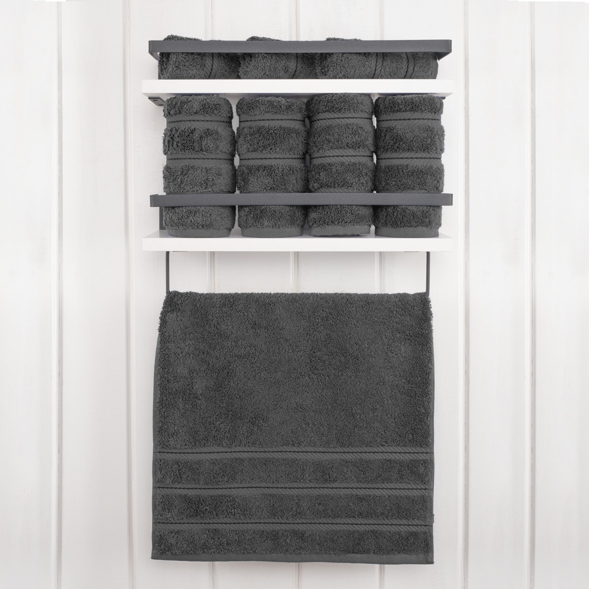 American Soft Linen 100%  Cotton Turkish Towels, 4 Pack Hand Towel Set, Super Soft, Absorbent, Quick Dry Premium Towels