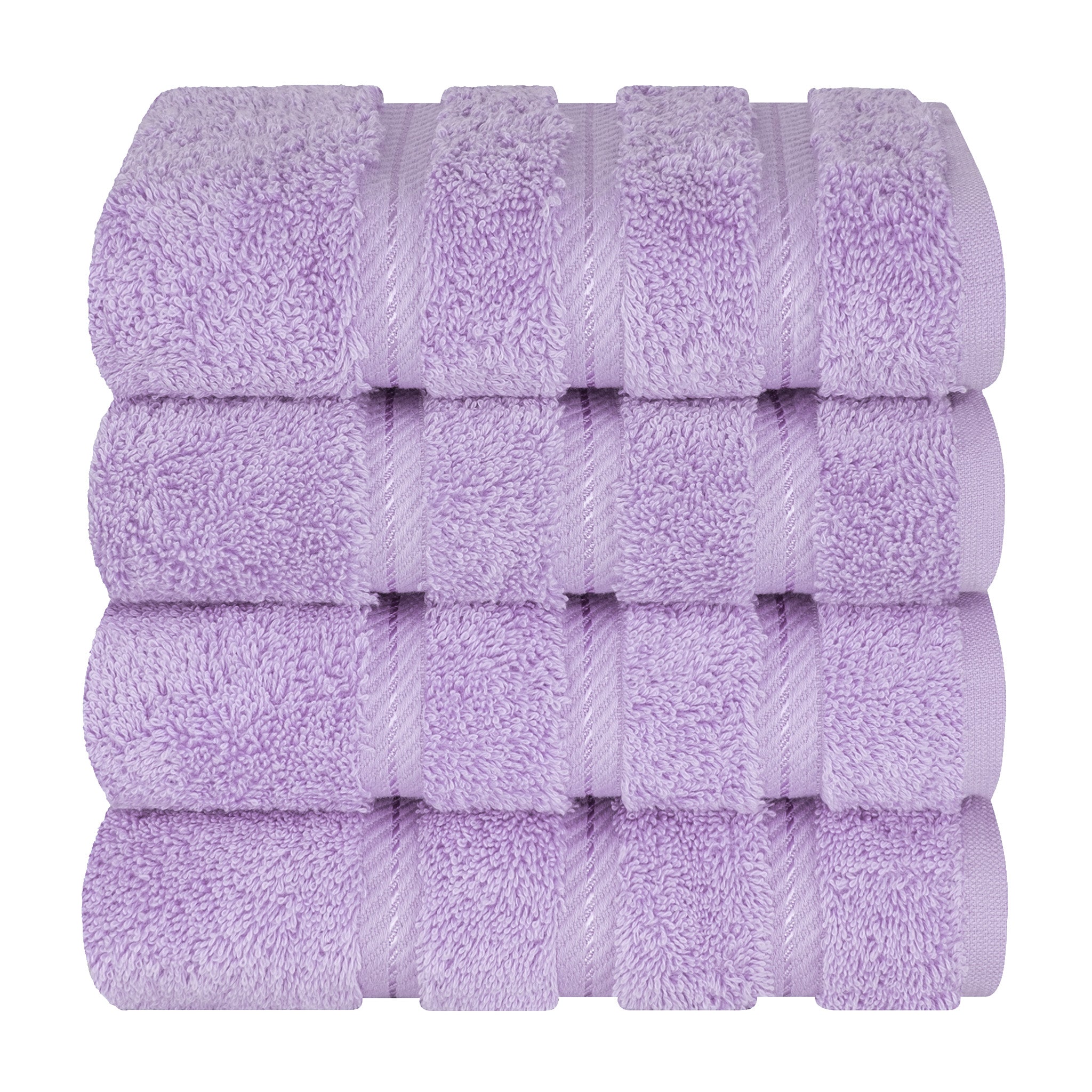 American Soft Linen 100%  Cotton Turkish Towels, 4 Pack Hand Towel Set, Super Soft, Absorbent, Quick Dry Premium Towels
