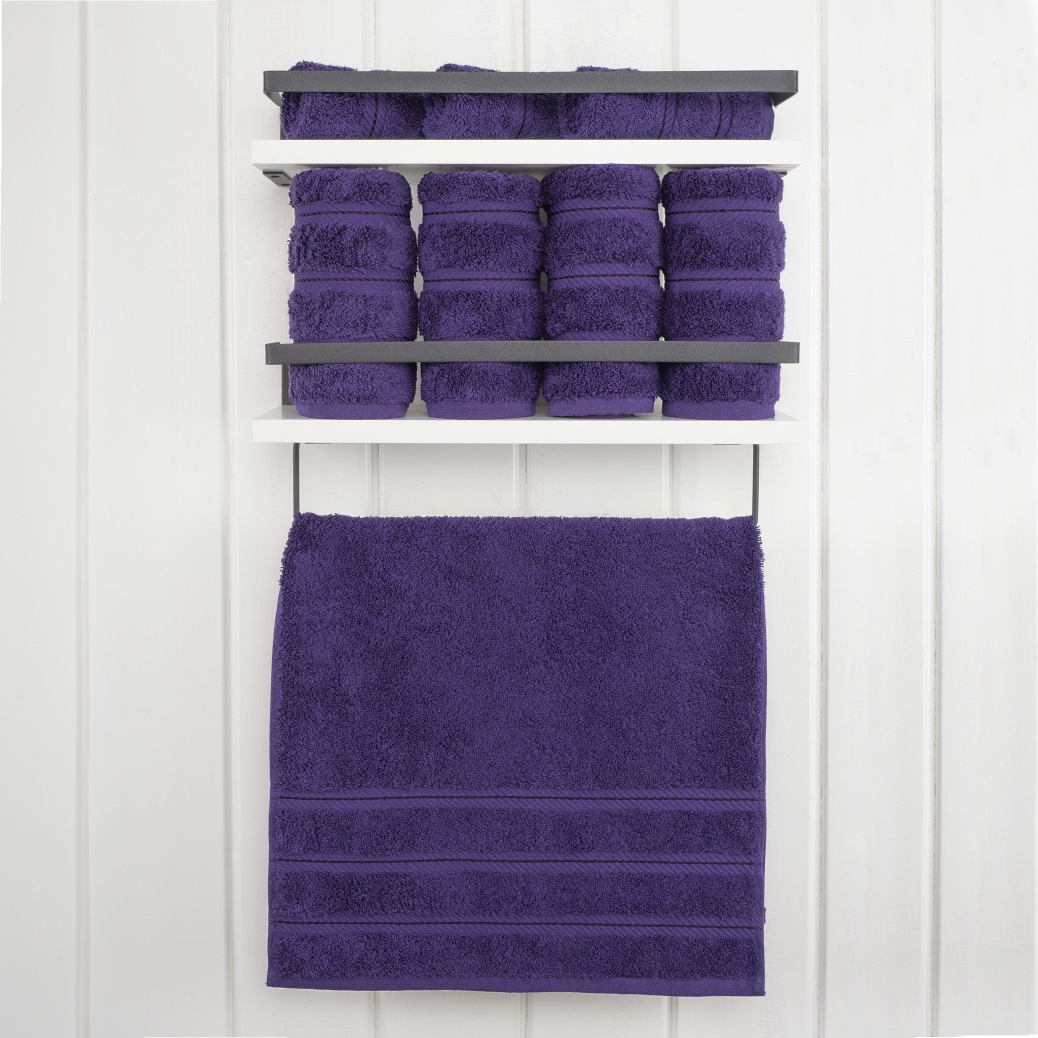 American Soft Linen 100%  Cotton Turkish Towels, 4 Pack Hand Towel Set, Super Soft, Absorbent, Quick Dry Premium Towels