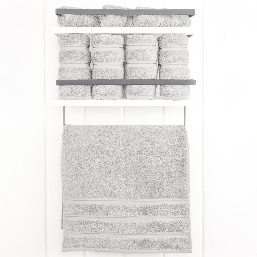 American Soft Linen 100%  Cotton Turkish Towels, 4 Pack Hand Towel Set, Super Soft, Absorbent, Quick Dry Premium Towels