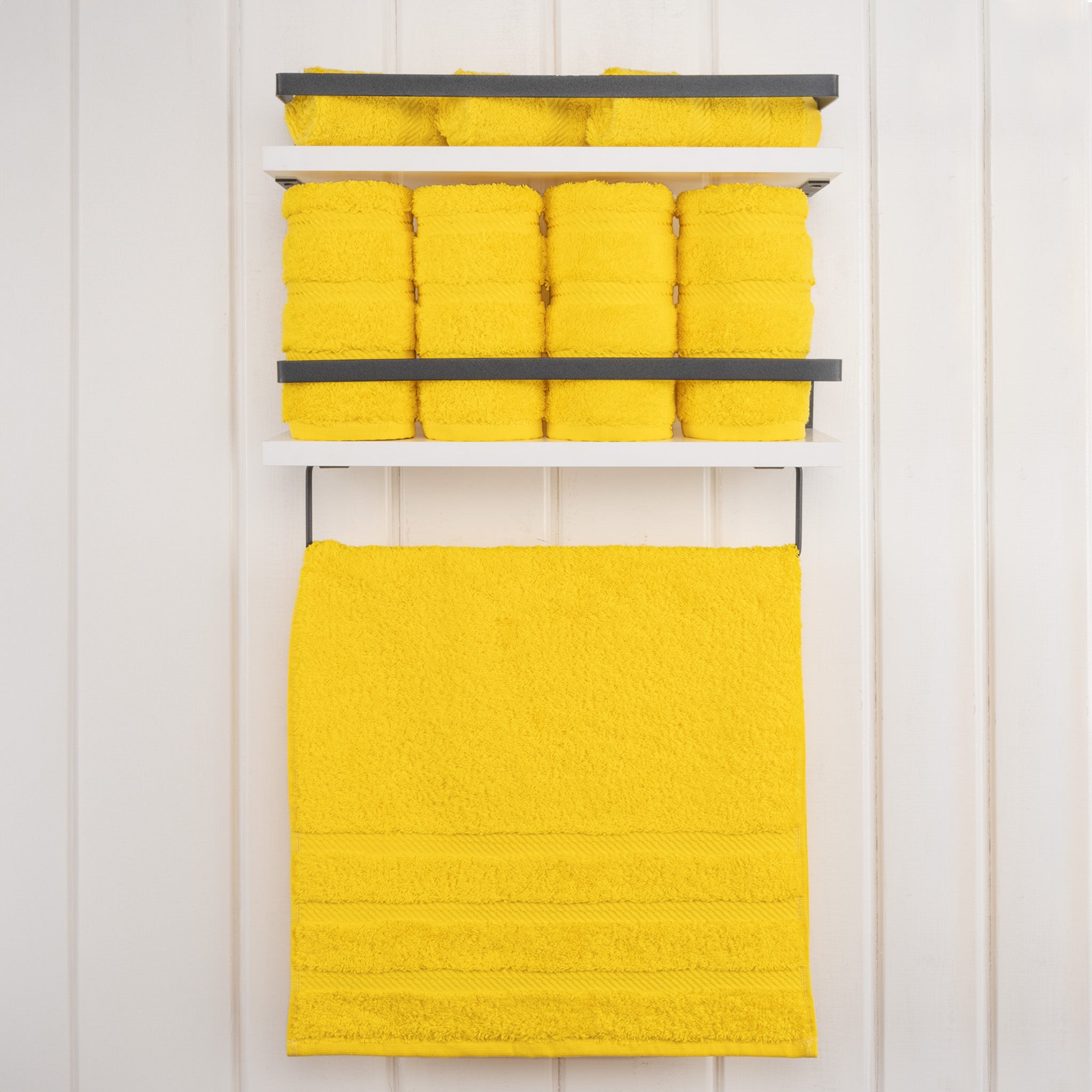 American Soft Linen 100%  Cotton Turkish Towels, 4 Pack Hand Towel Set, Super Soft, Absorbent, Quick Dry Premium Towels