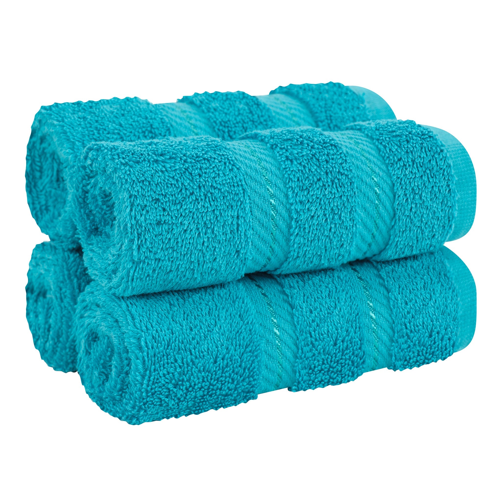 4 Piece 100% Cotton Softness, Elegance, Comfort Washcloth Turkish Towel Set
