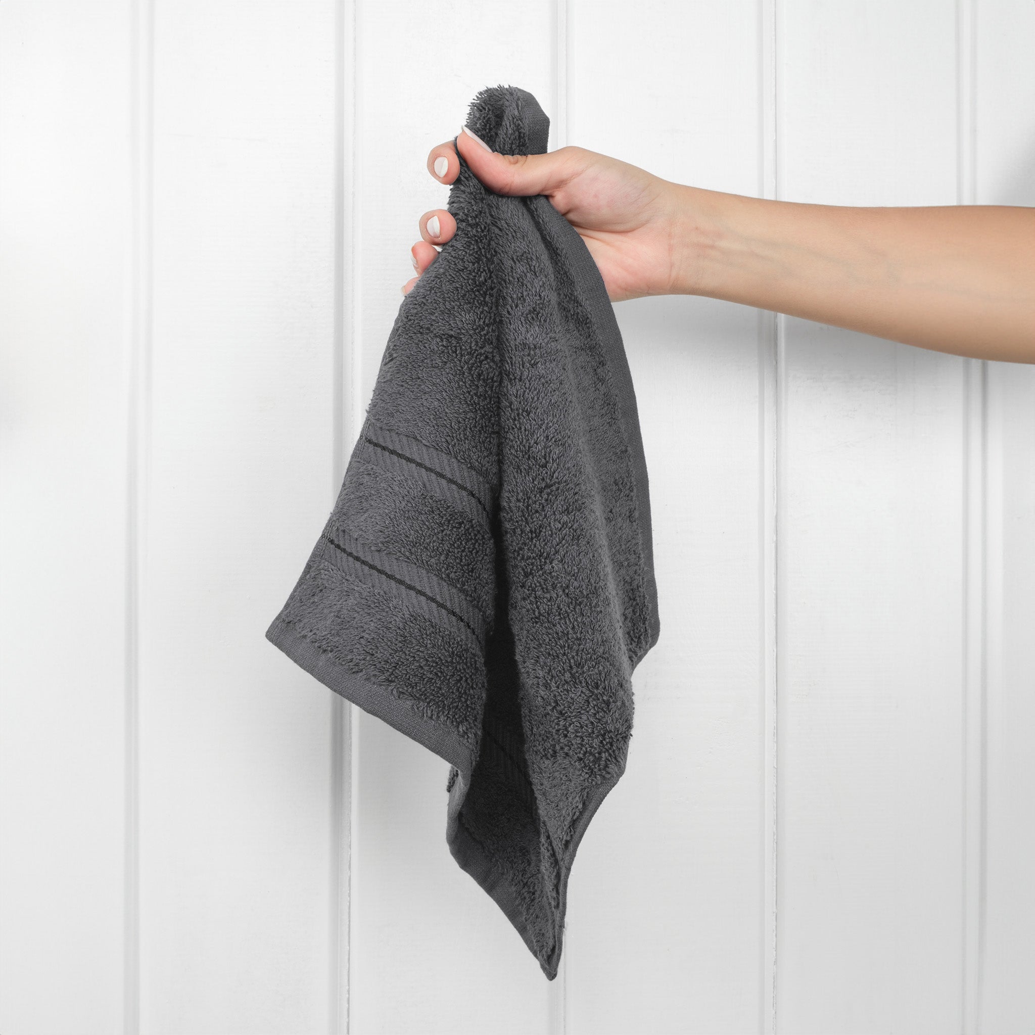 4 Piece 100% Cotton Softness, Elegance, Comfort Washcloth Turkish Towel Set