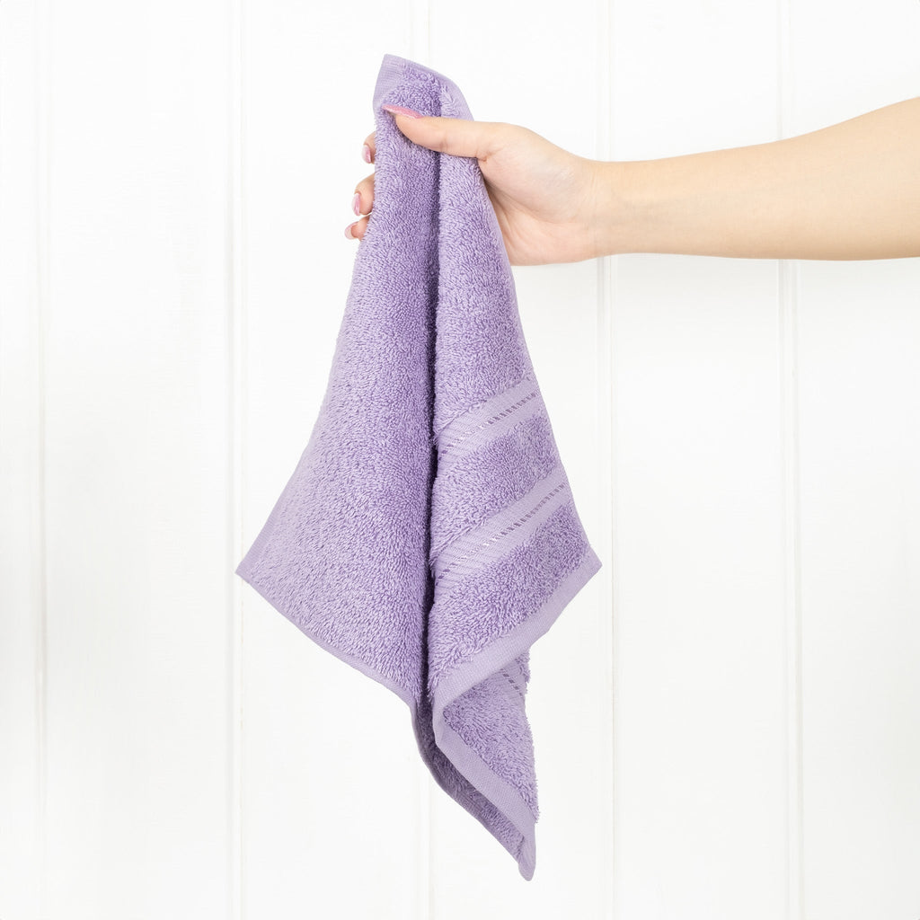 4 Piece 100% Cotton Softness, Elegance, Comfort Washcloth Turkish Towel Set