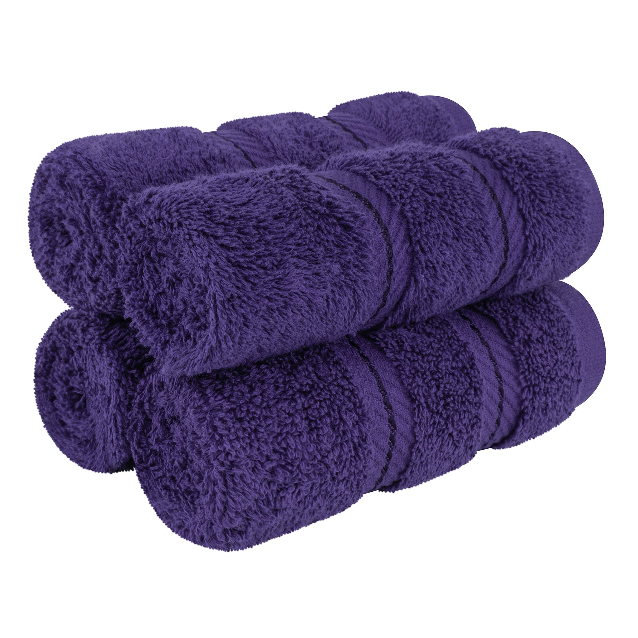 4 Piece 100% Cotton Softness, Elegance, Comfort Washcloth Turkish Towel Set