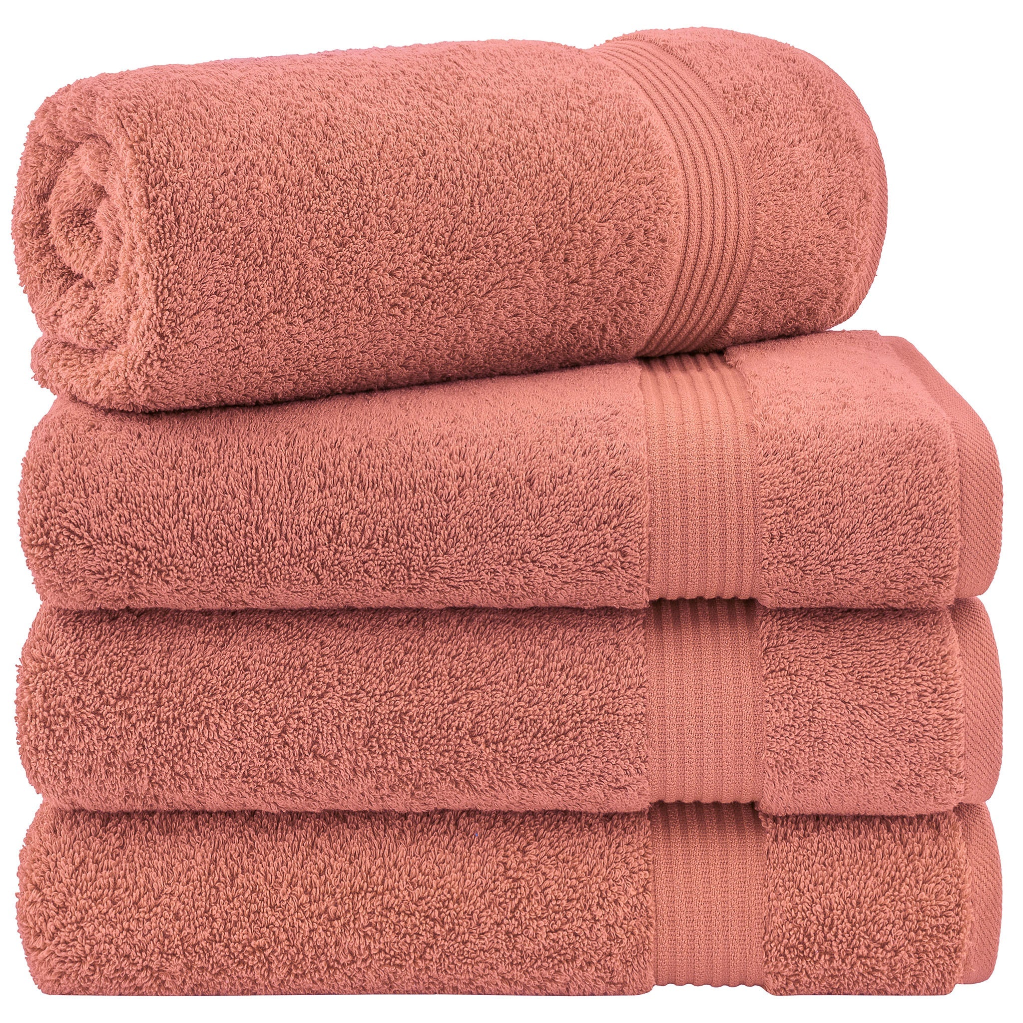 American Soft Linen Bekos 100% Cotton Turkish Towels, 4 Piece Bath Towel Set