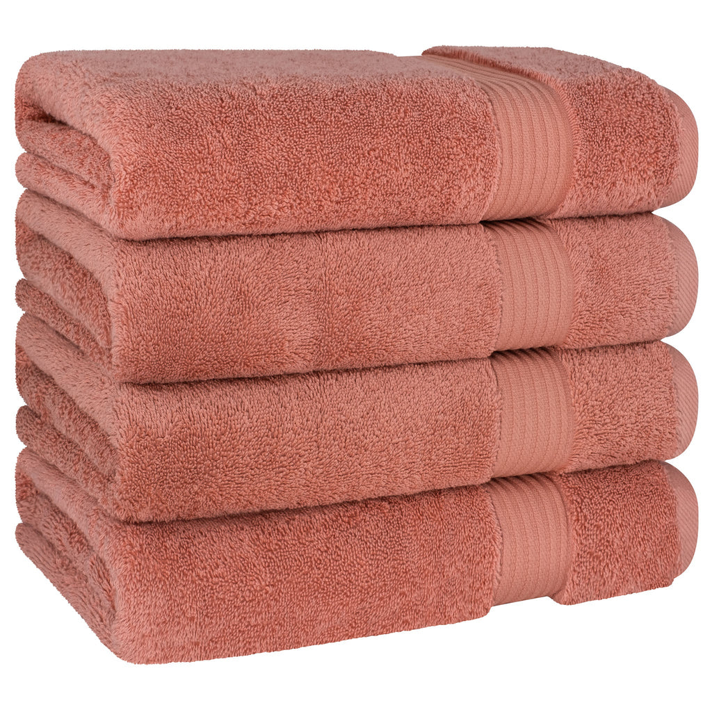 American Soft Linen Bekos 100% Cotton Turkish Towels, 4 Piece Bath Towel Set
