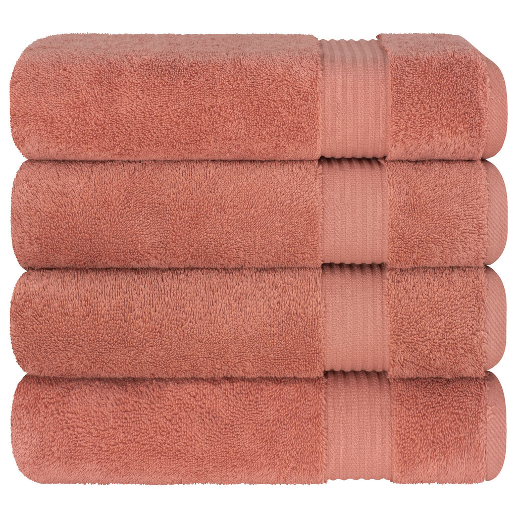 American Soft Linen Bekos 100% Cotton Turkish Towels, 4 Piece Bath Towel Set