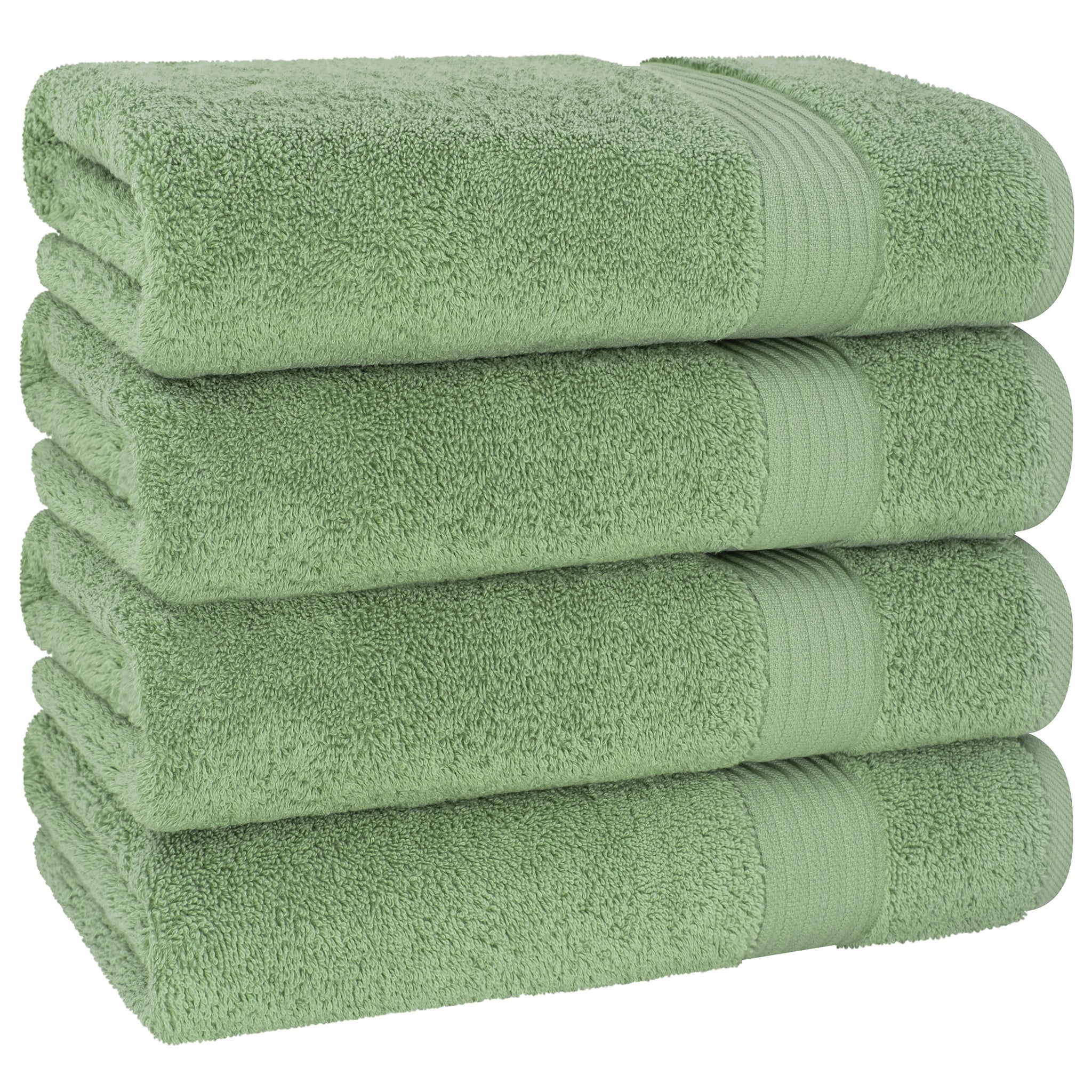 American Soft Linen Bekos 100% Cotton Turkish Towels, 4 Piece Bath Towel Set