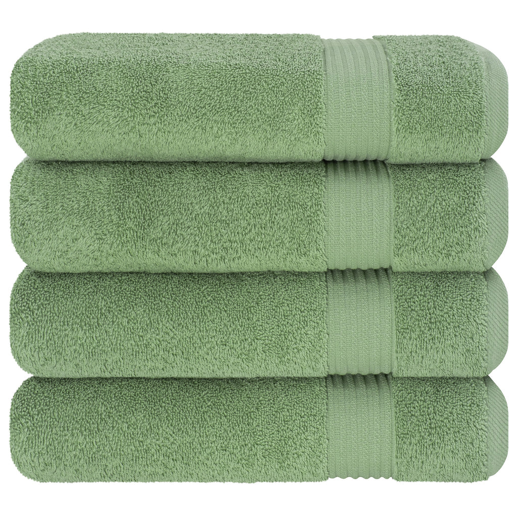 American Soft Linen Bekos 100% Cotton Turkish Towels, 4 Piece Bath Towel Set