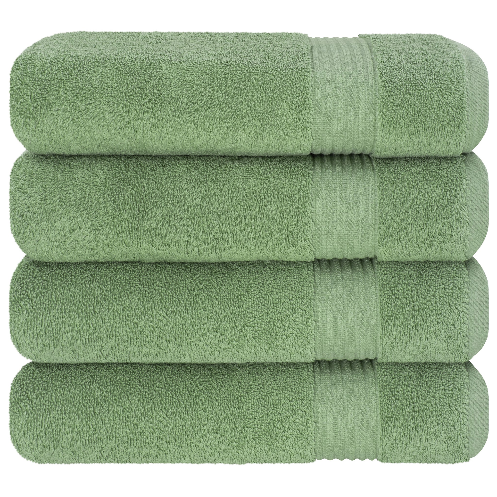 American Soft Linen Bekos 100% Cotton Turkish Towels, 4 Piece Bath Towel Set