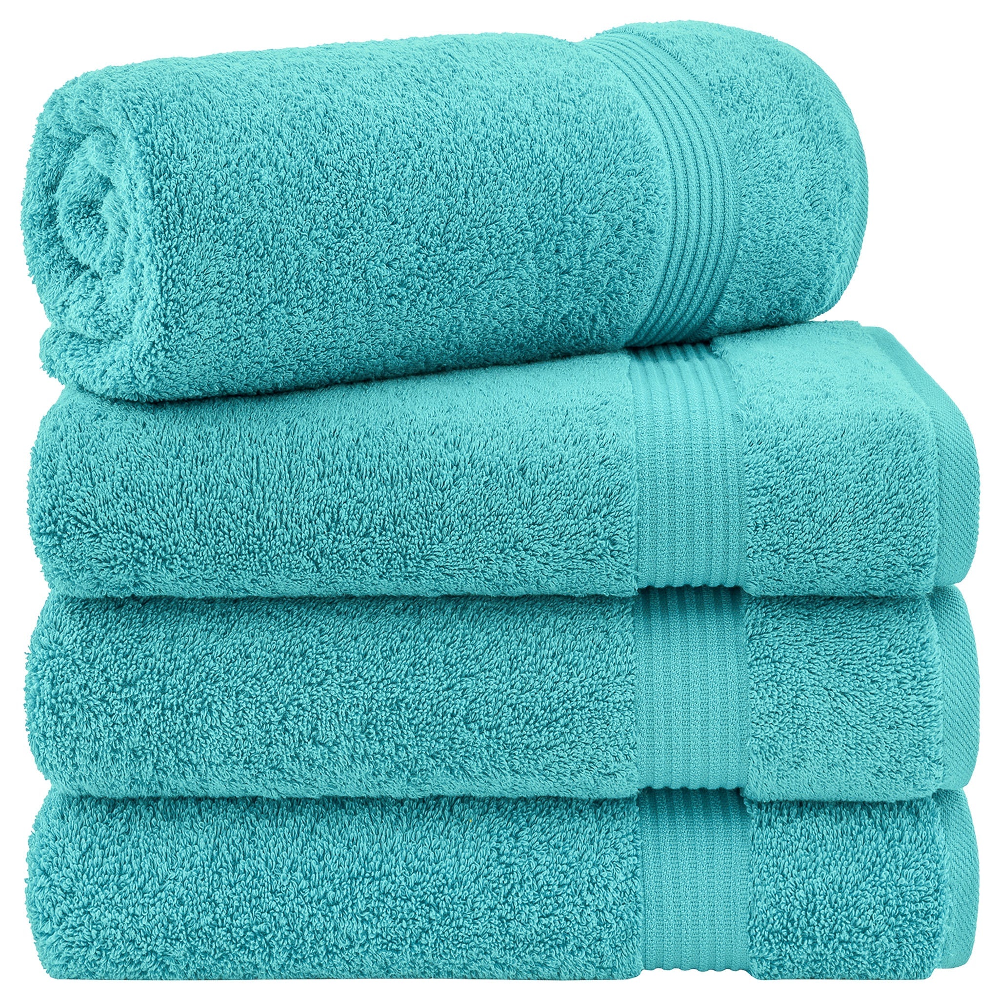 American Soft Linen Bekos 100% Cotton Turkish Towels, 4 Piece Bath Towel Set