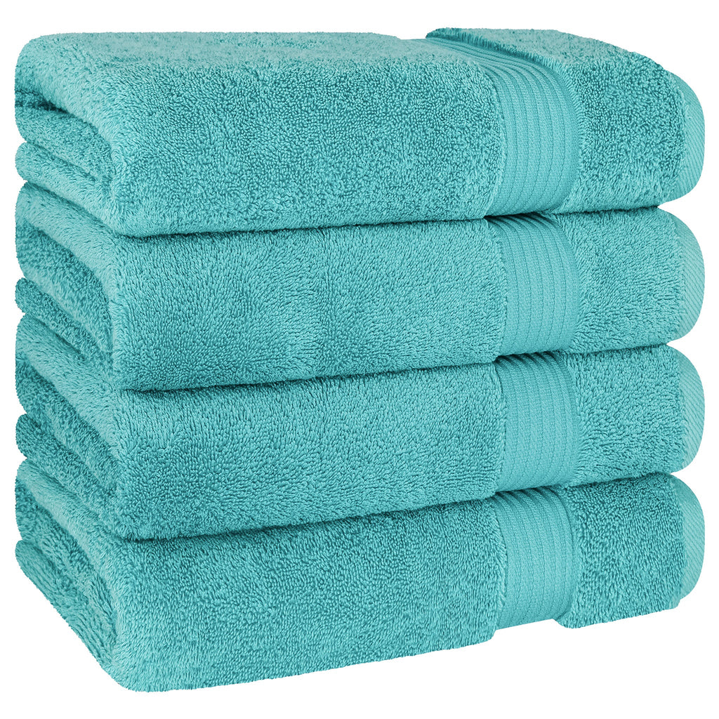 American Soft Linen Bekos 100% Cotton Turkish Towels, 4 Piece Bath Towel Set