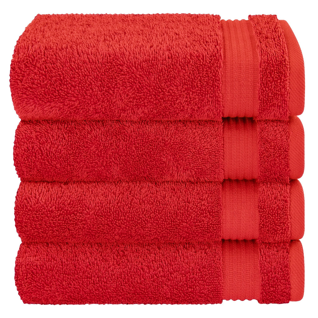 American Soft Linen Bekos 100% Cotton Turkish Towels, 4 Piece Hand Towel Set