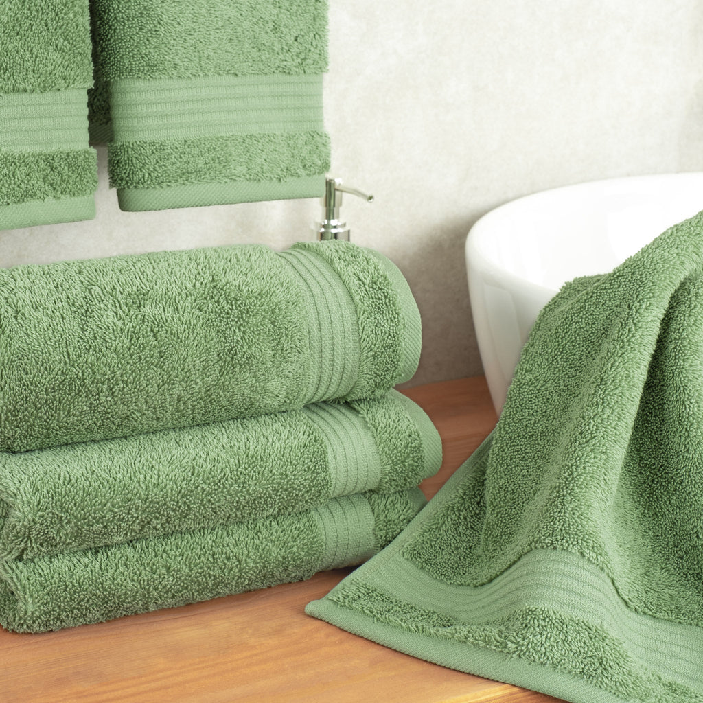 American Soft Linen Bekos 100% Cotton Turkish Towels, 4 Piece Hand Towel Set