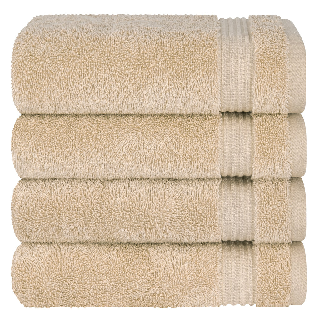 American Soft Linen Bekos 100% Cotton Turkish Towels, 4 Piece Hand Towel Set