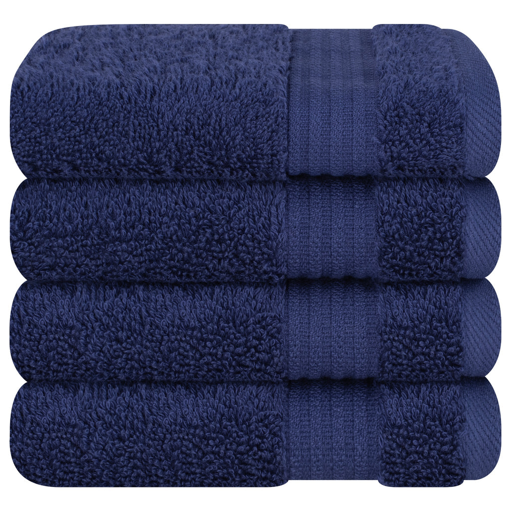 American Soft Linen Bekos 100% Cotton Turkish Towels, 4 Piece Washcloth Towel Set