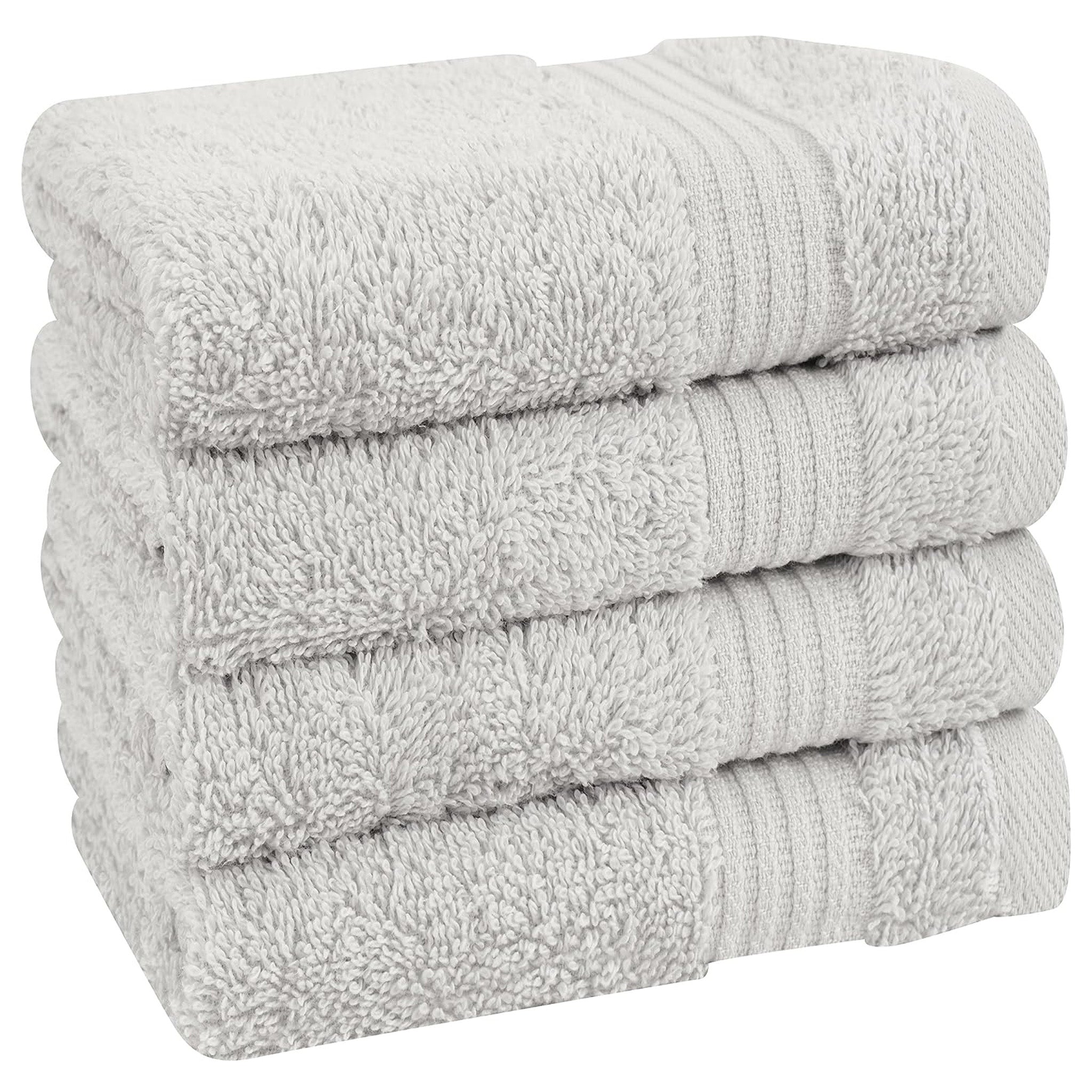 American Soft Linen Bekos 100% Cotton Turkish Towels, 4 Piece Washcloth Towel Set