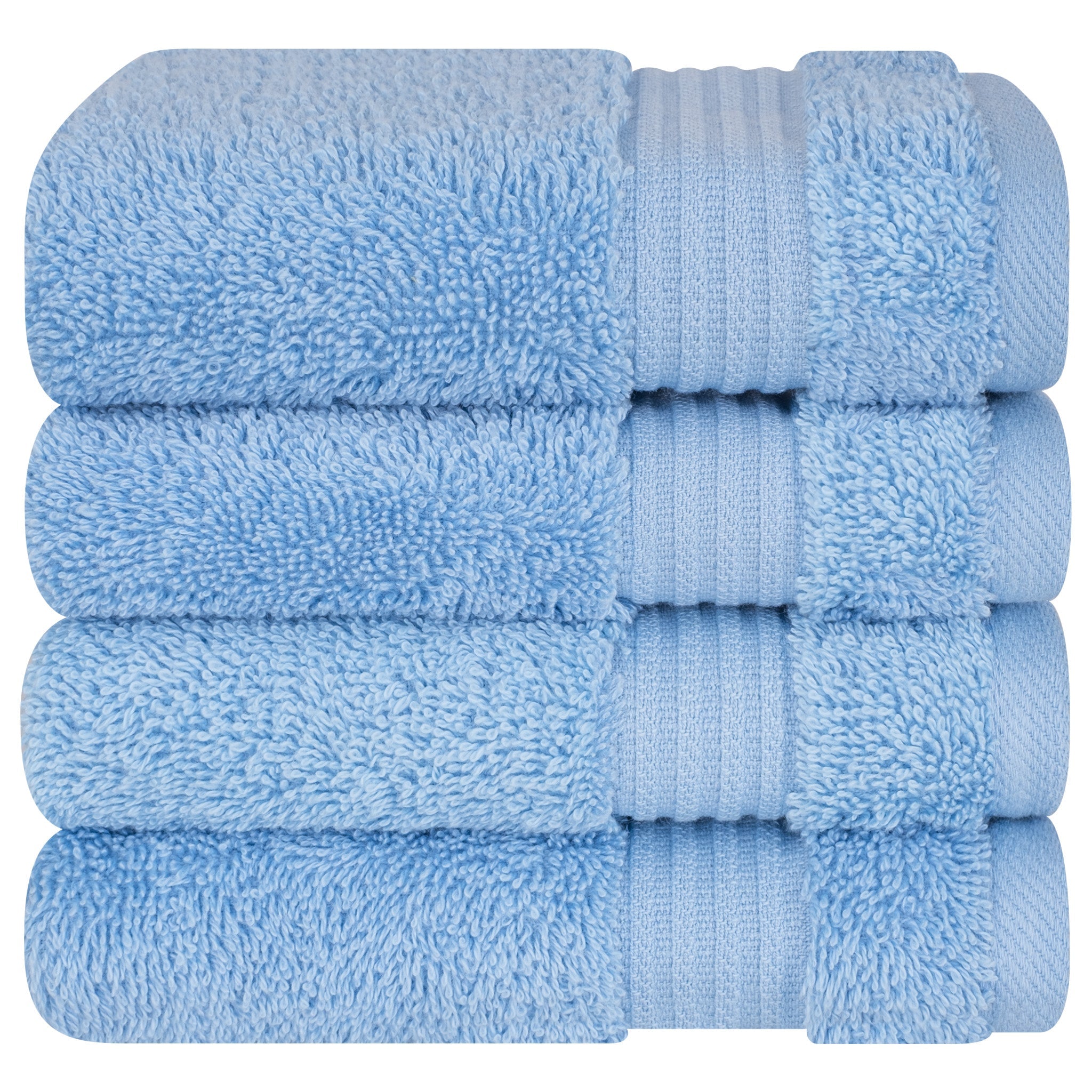 American Soft Linen Bekos 100% Cotton Turkish Towels, 4 Piece Washcloth Towel Set