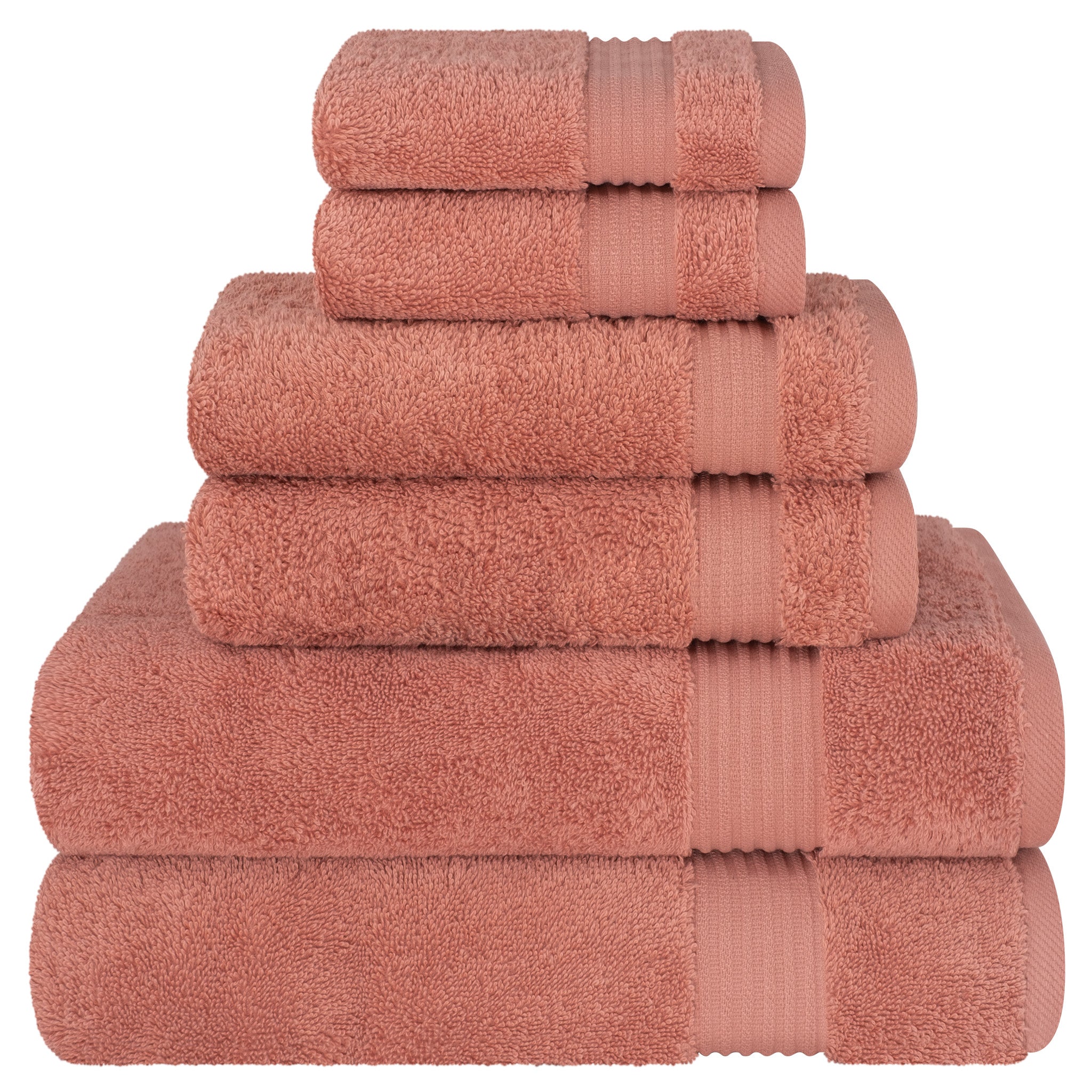 American Soft Linen Bekos 100% Cotton Turkish Towels 6 Piece Bath Towel Set with 18 Different Colors