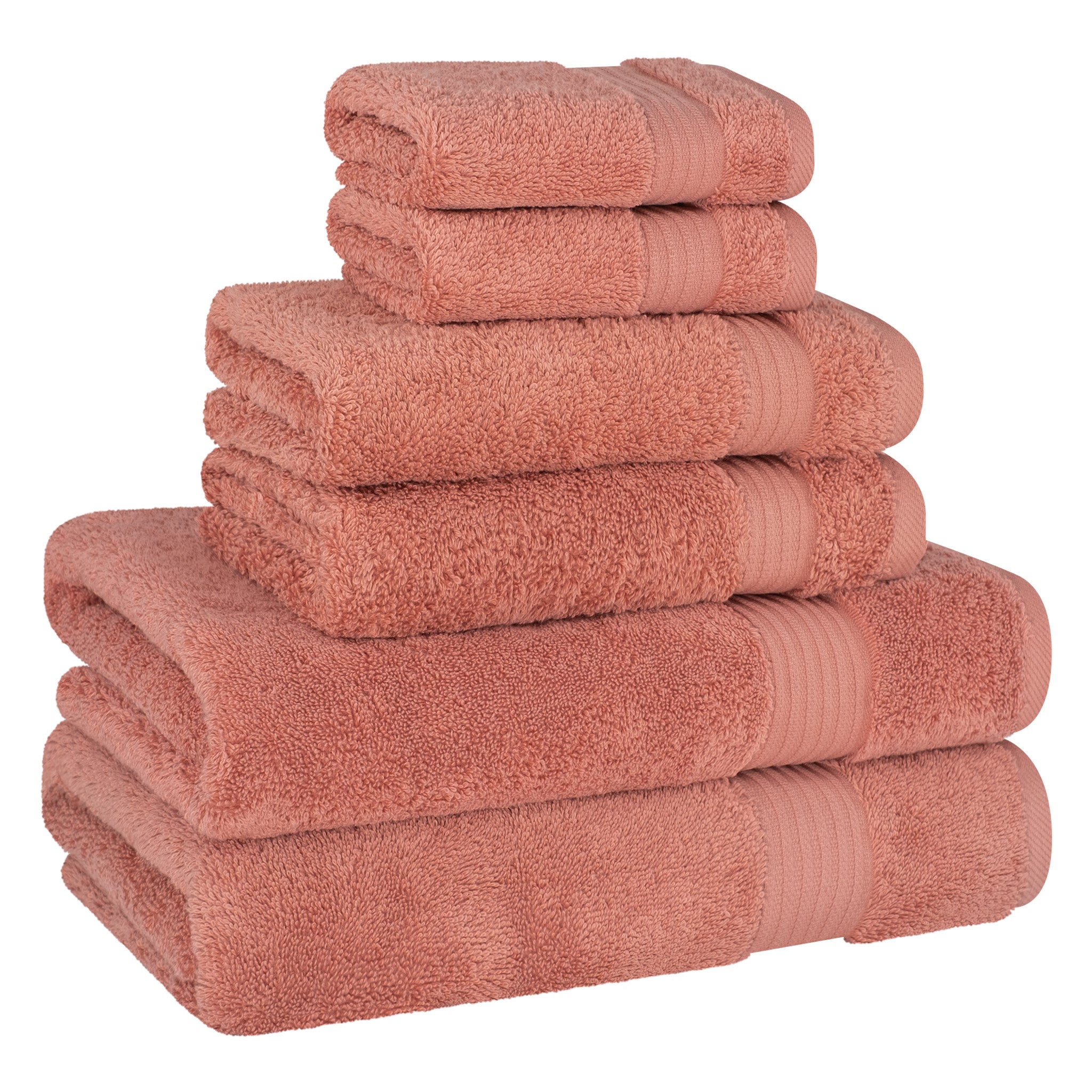 American Soft Linen Bekos 100% Cotton Turkish Towels 6 Piece Bath Towel Set with 18 Different Colors