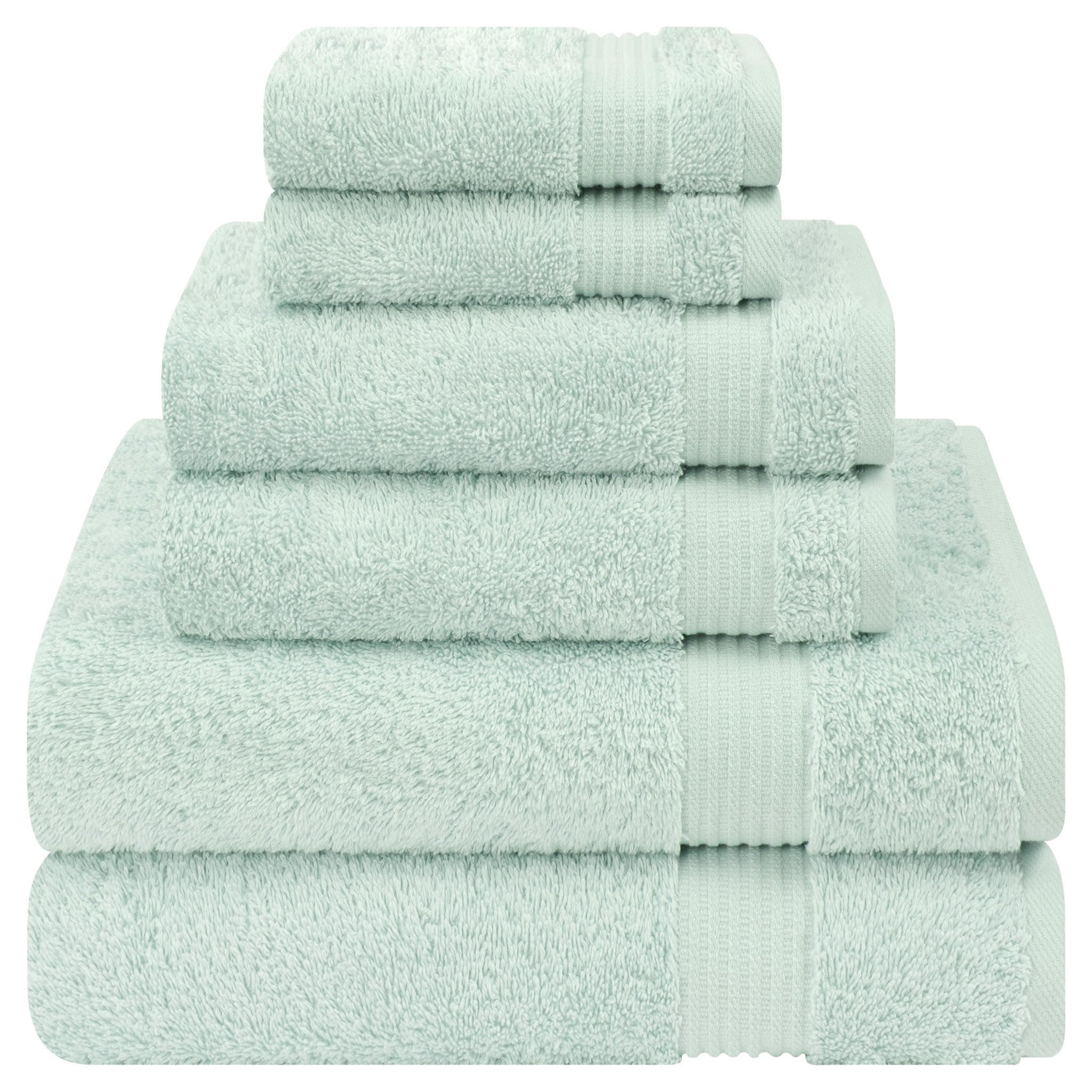 American Soft Linen Bekos 100% Cotton Turkish Towels 6 Piece Bath Towel Set with 18 Different Colors